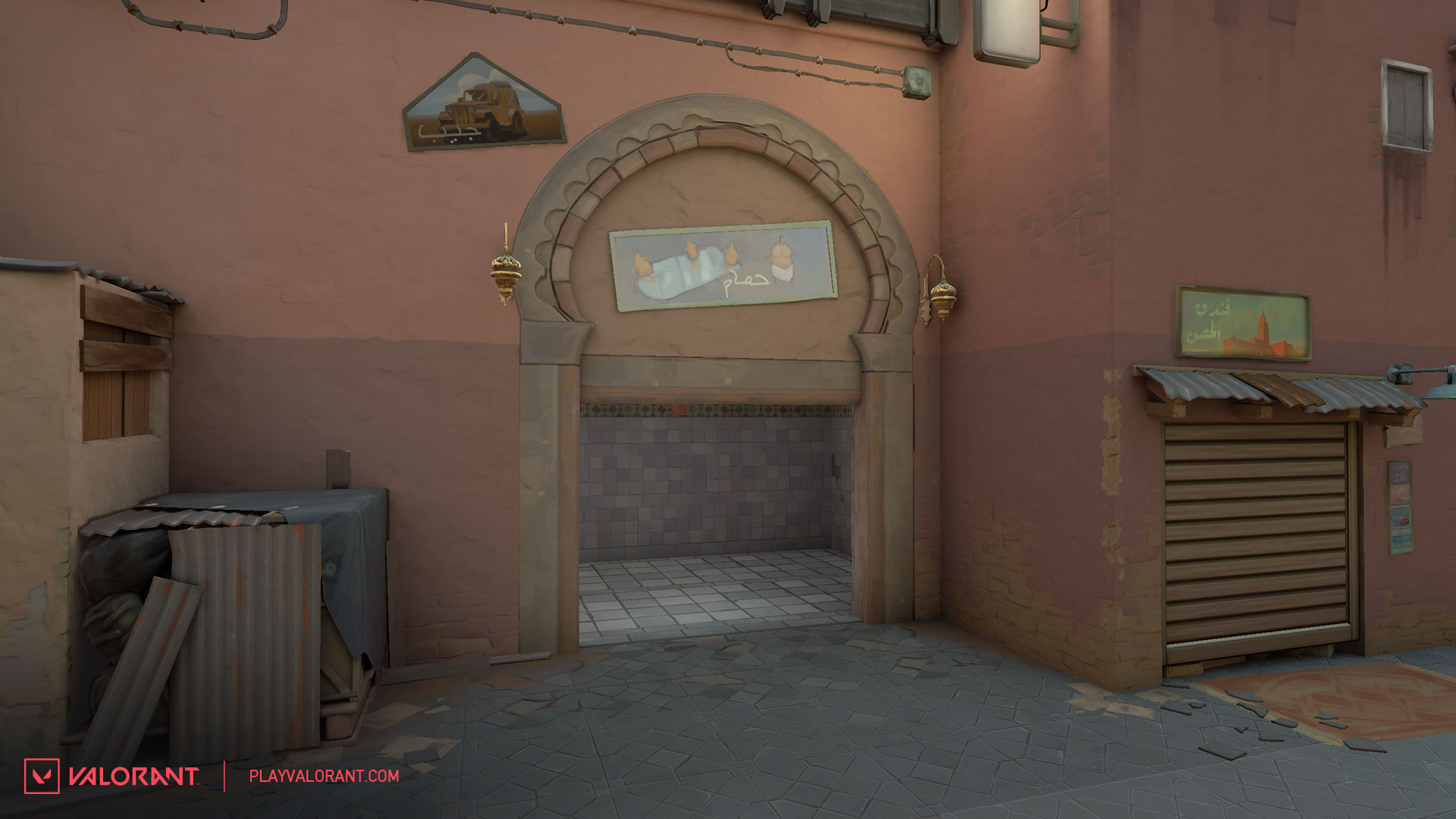 A look at the A Bath exit change coming with VALORANT patch 6.07.