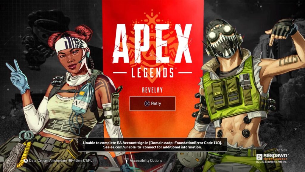 What is Error Code 110 in Apex Legends and how to fix it