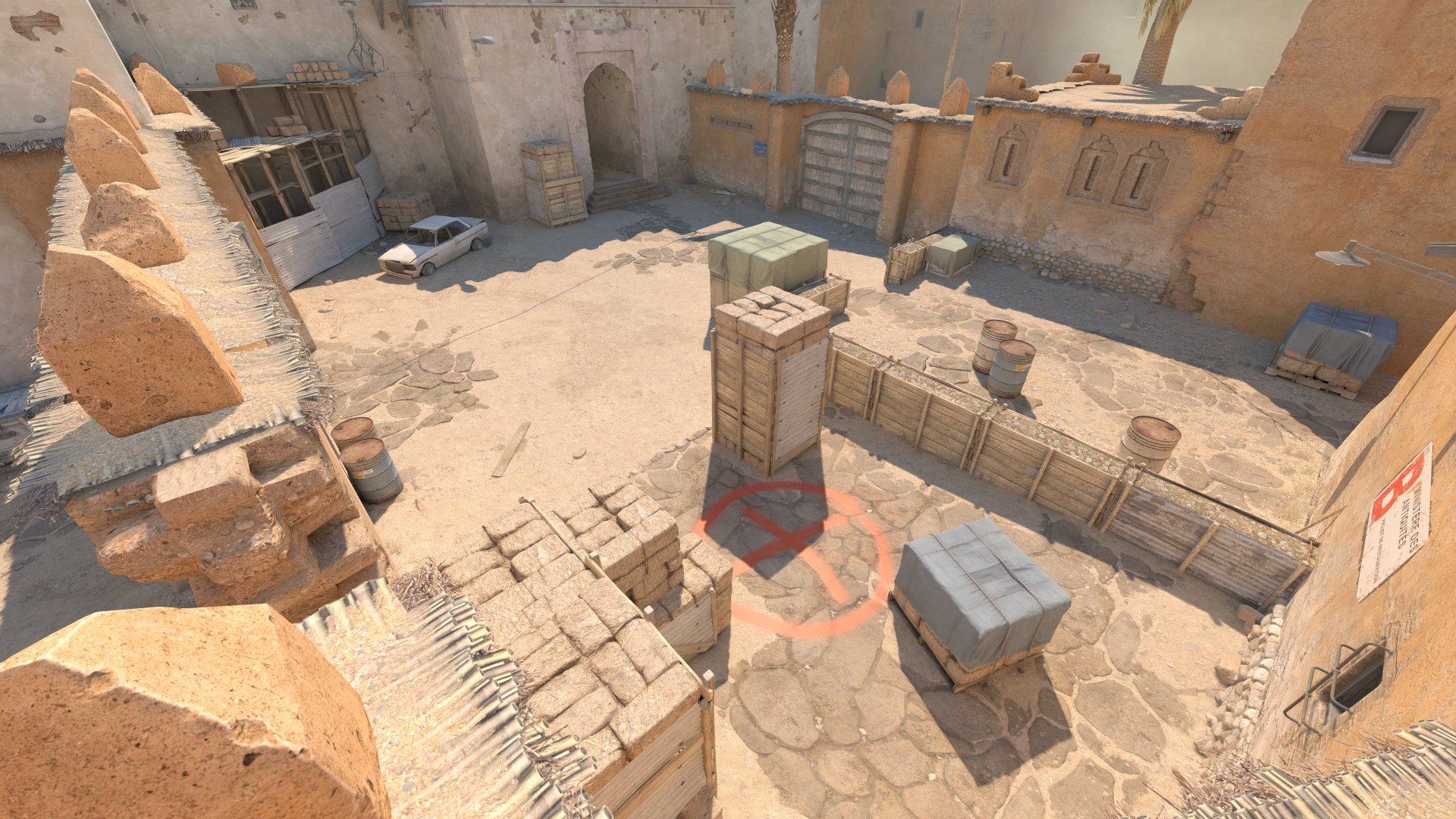 Counter-Strike 2 Map: B Site Dust 2