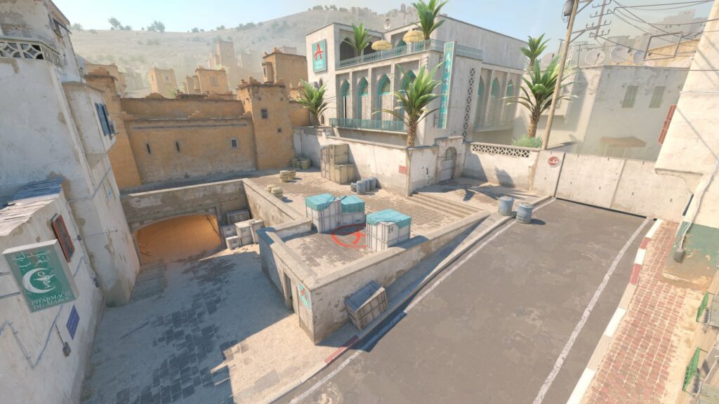 Counter-Strike 2 Map: A site Dust 2