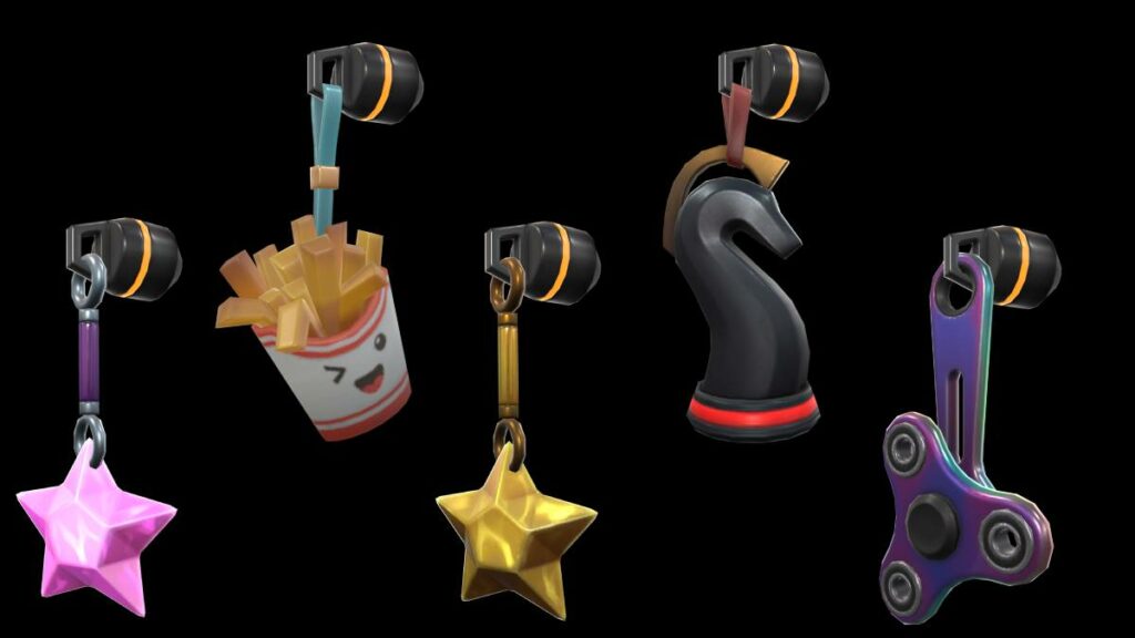 The Lucky Star, Extra Crispy, Epilogue Lucky Star, Tilde, and Topotek gun buddies.