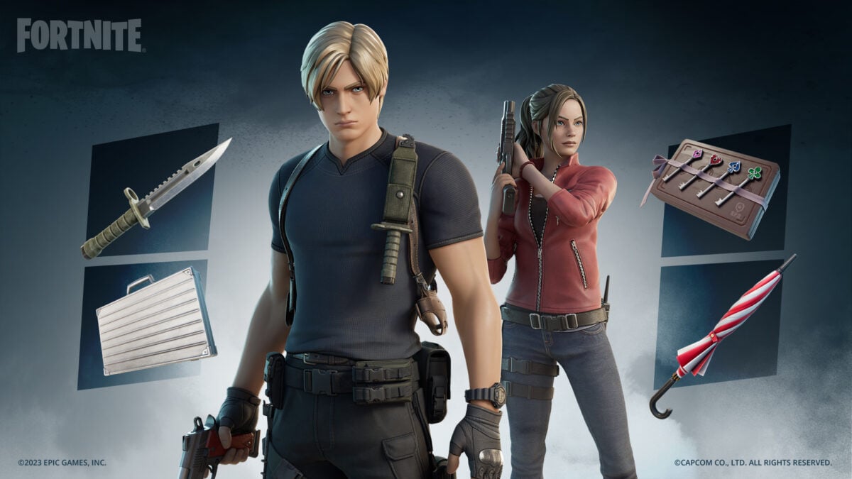 Leon S Kennedy and Claire Redfield in Fortnite: How to unlock