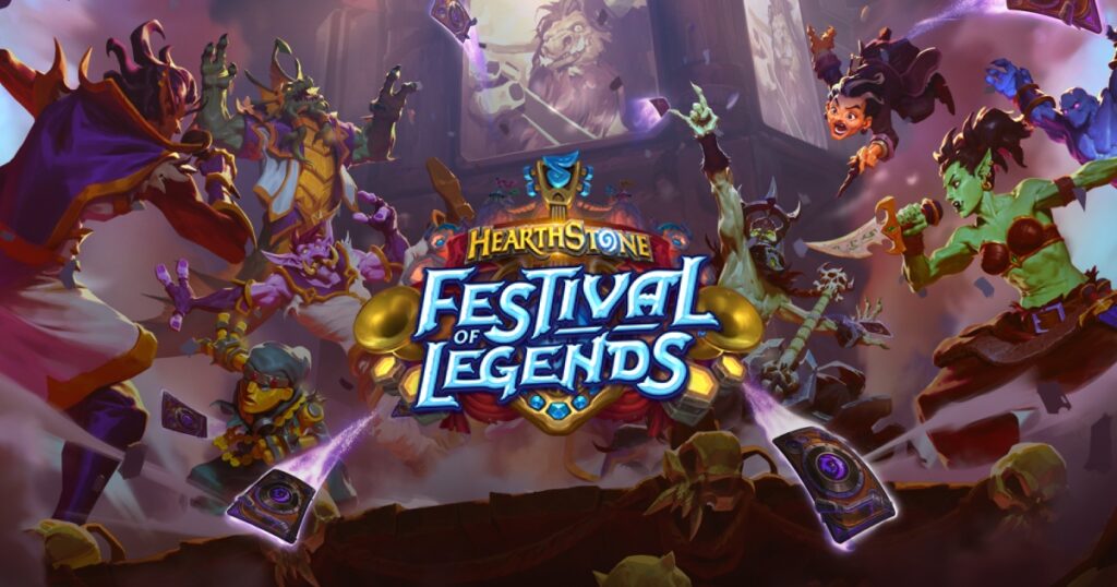 Festival of Legends Hearthstone expansion unique Legendary minions, spells and mechanics