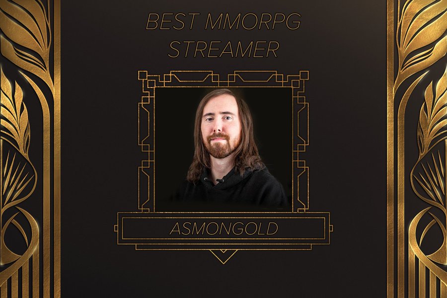 Asmongold won the best MMORPG streamer award at the the Streamer Awards 2023
