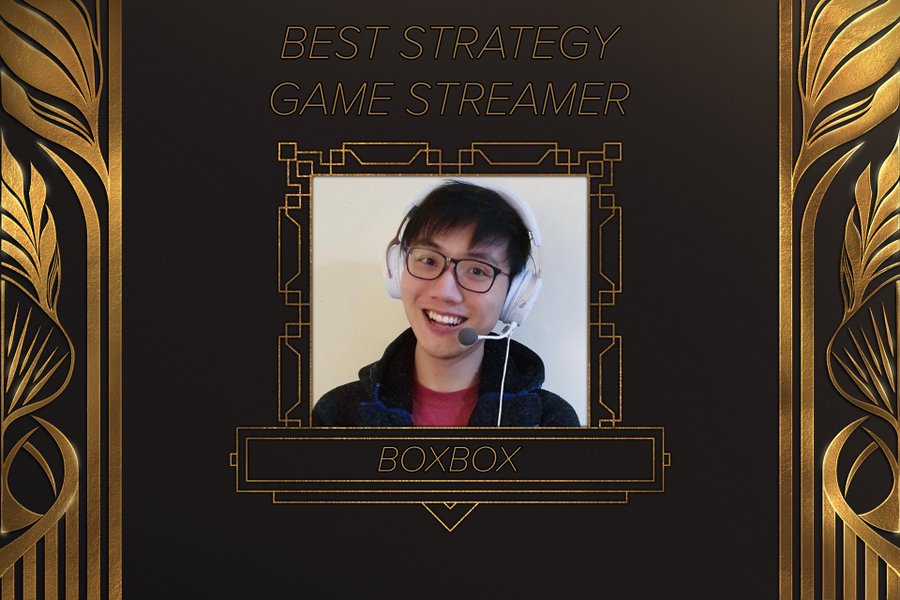 Boxbox won the Best Strategy Games streamer of the year at the The Streamer Awards 2023