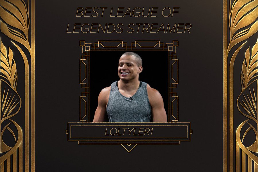 Best League of Legends streamer - LolTyler1 the Streamer Awards 2023