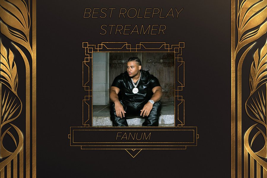 Fanum won the Best Roleplay streamer at the Streamer Awards 2023