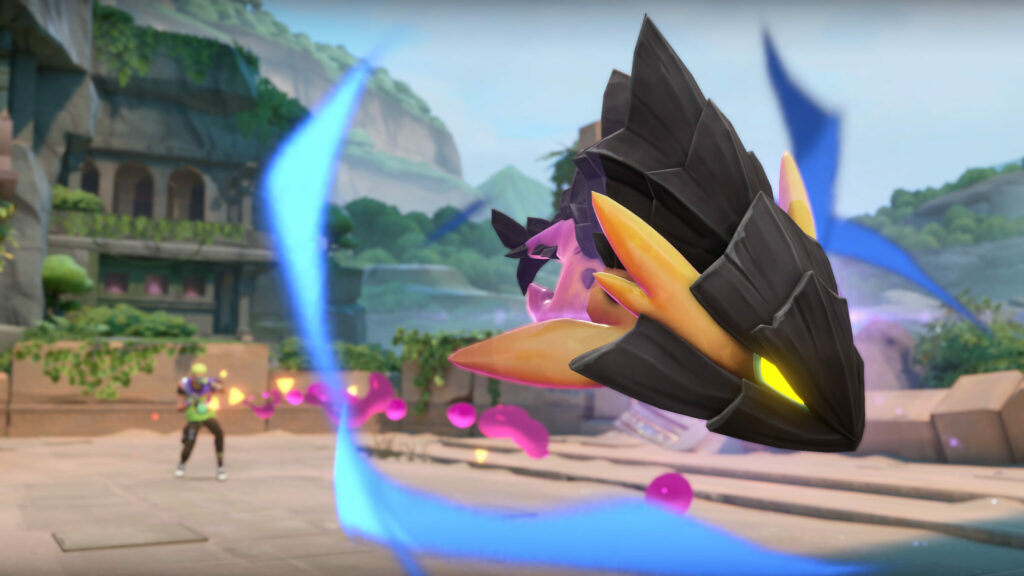 Gekko using Thrash during a match