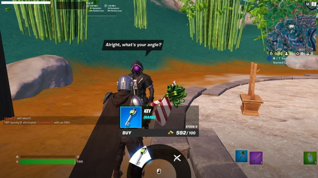 Fortnite CRZ-8 NPC location