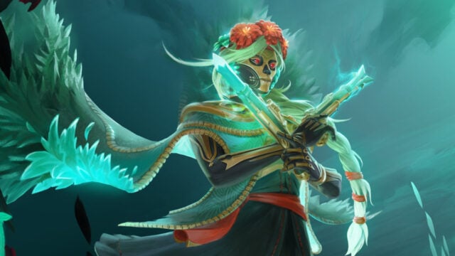 What are Muerta's abilities in Dota 2?