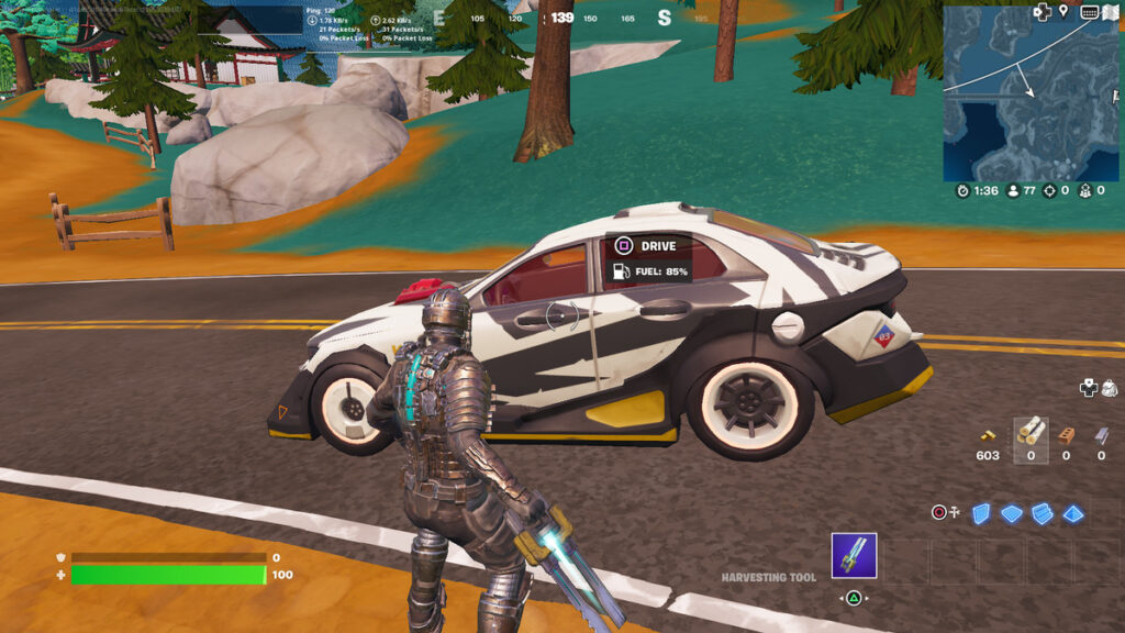 Fortnite Nitro Drifter vehicle