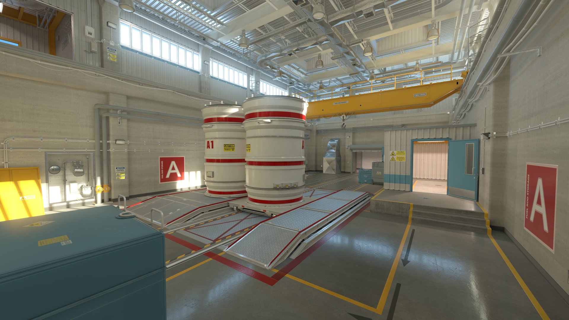 Counter-Strike 2 Map: Nuke B site map