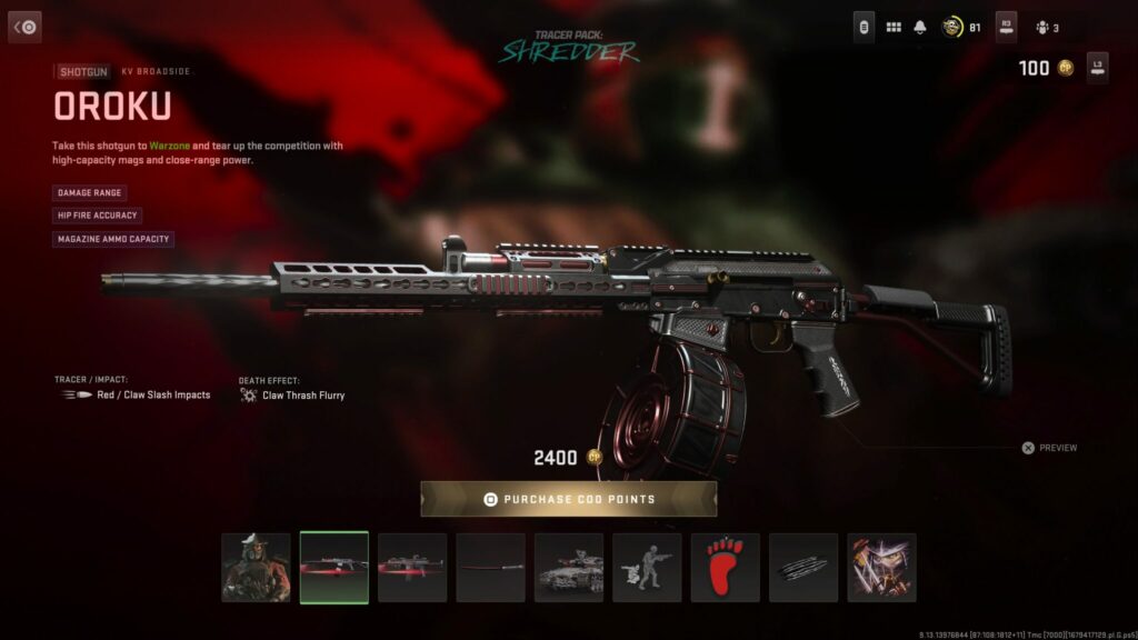 A look at Oroku blueprint.