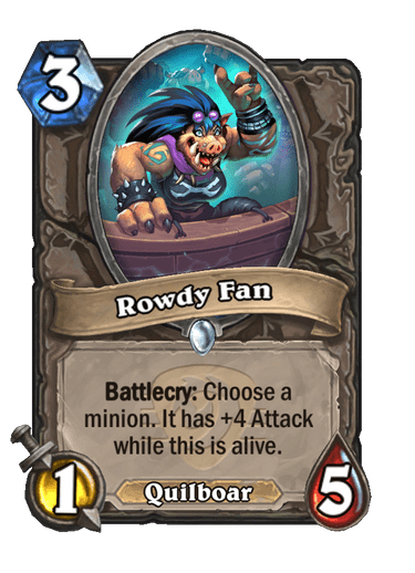 Hearthstone Festival of Legends Rowdy Fan