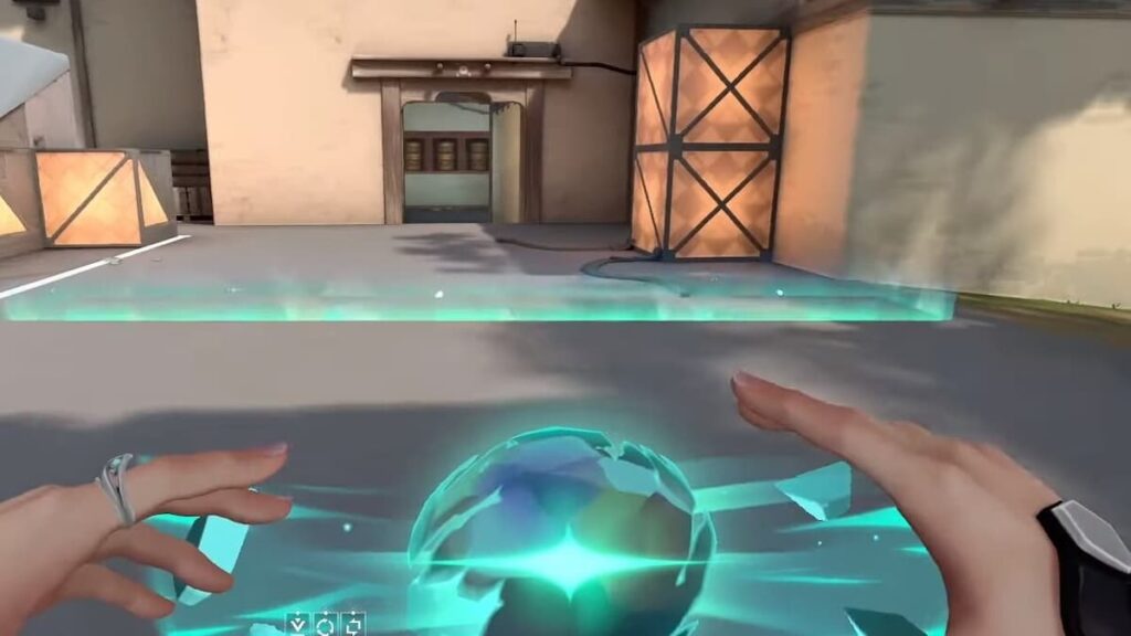 Sage is readying her Barrier Orb on Haven, which will now properly receive damage after VALORANT patch 6.04.