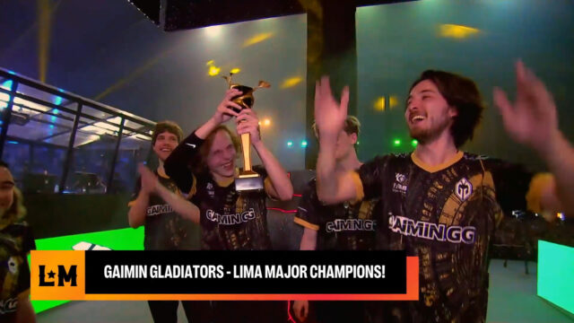 Gaimin Gladiators win the Lima Major