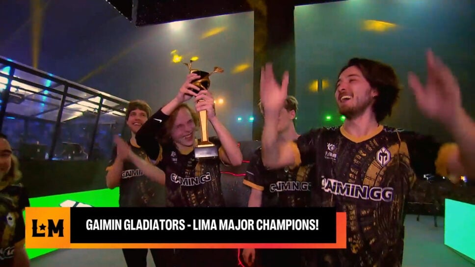 Gaimin Gladiators win the Lima Major