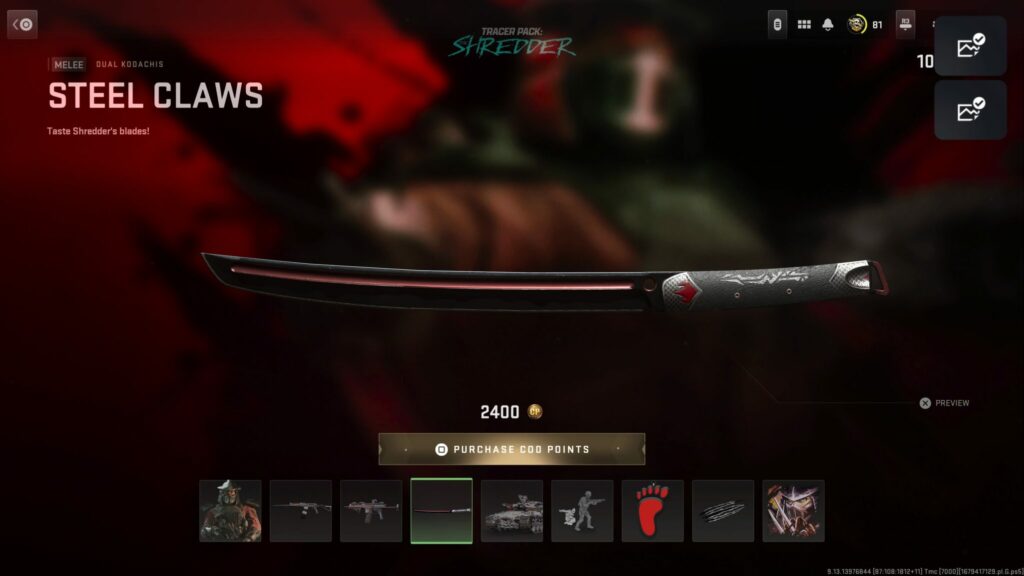 A look at Steel Claws.