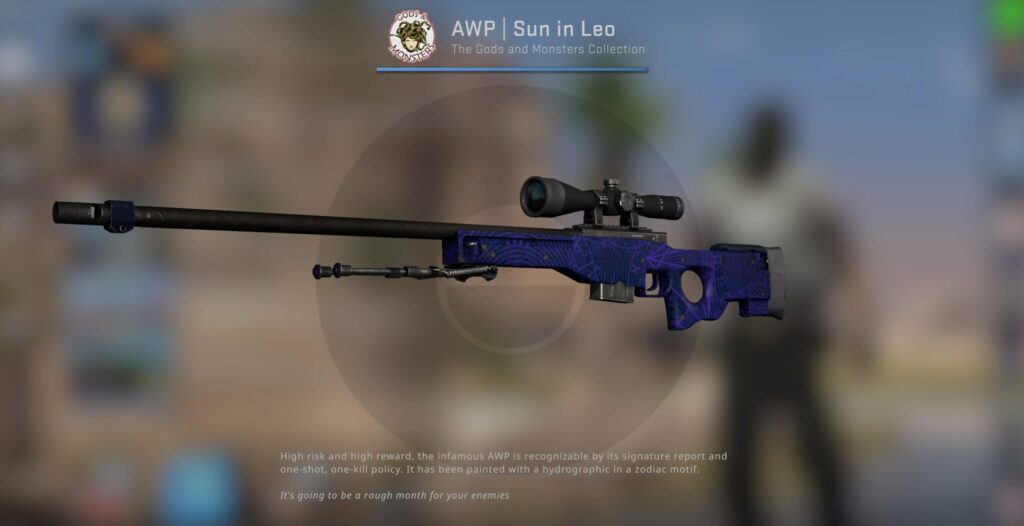 AWP Sun in Leo Steam Market price shoots up after Counter-Strike beta gives it a colored scope