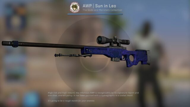 AWP Sun in Leo Steam Market price shoots up after Counter-Strike beta gives it a colored scope