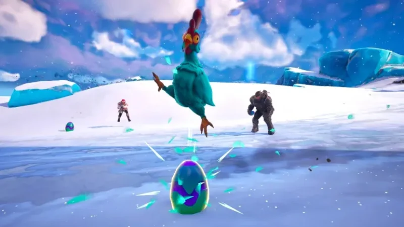 How to gather laid eggs in Fortnite