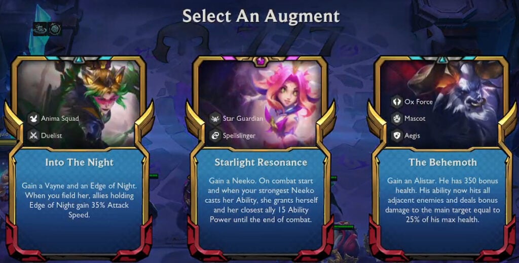 Hero Augments in Reamfight Ractics Set 8.5(Image via Riot Games)