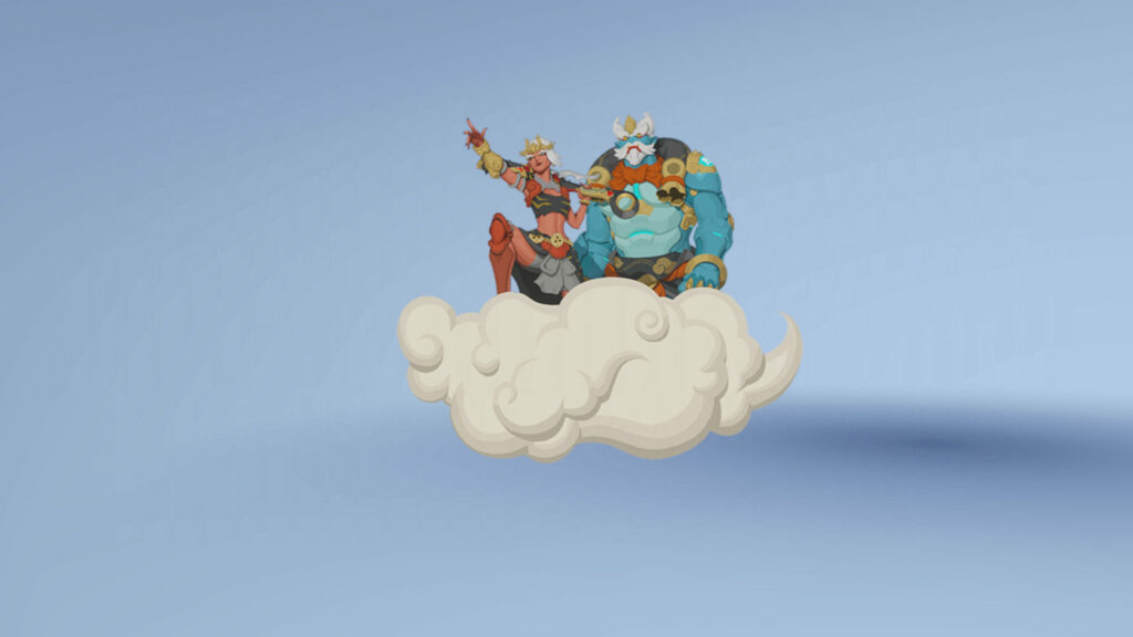 The Overwatch 2 Raijin and Fujin Bundle includes a spray