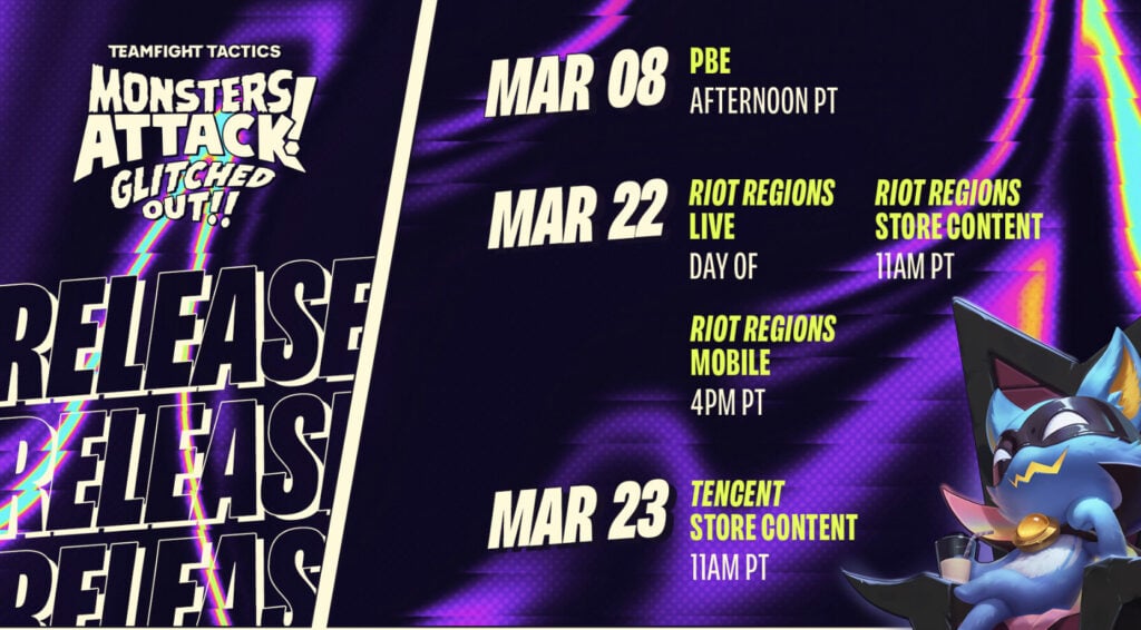 TFT Midset Update Patch 8.5 Banner - Image via TFT Riot Games