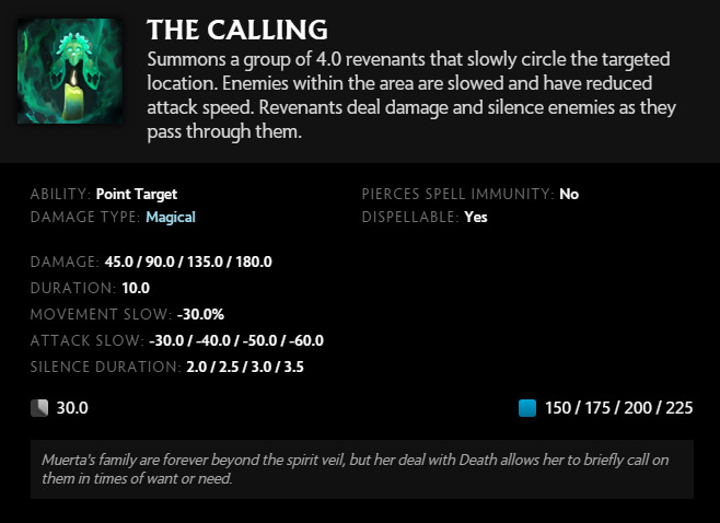 Muerta Ability - The Calling