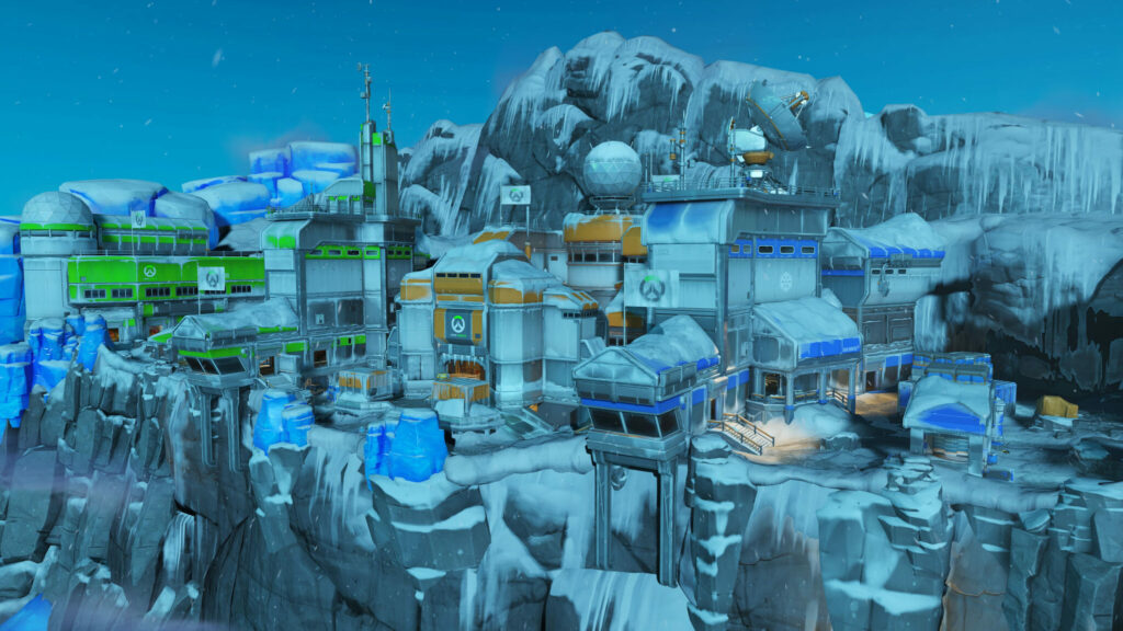 The Antarctic Peninsula map in Overwatch 2