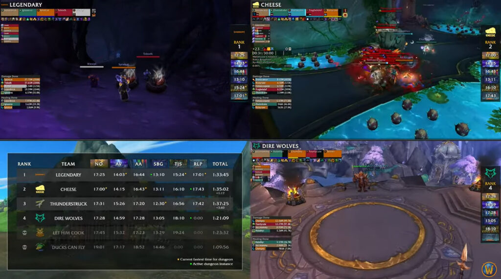 Legendary and Cheese during the Last Stand Tournament