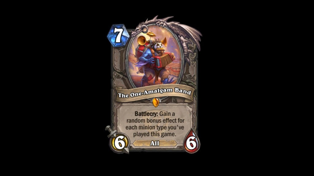 The One-Amalgam Band could be useful for Hearthstone Festival of Legends decks