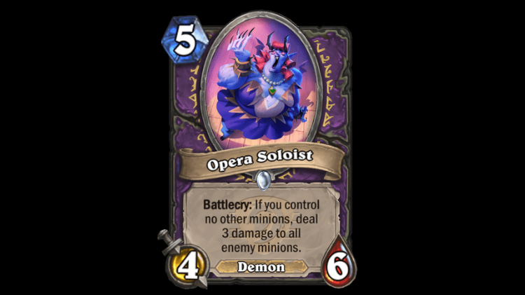 Opera Soloist in Hearthstone Festival of Legends
