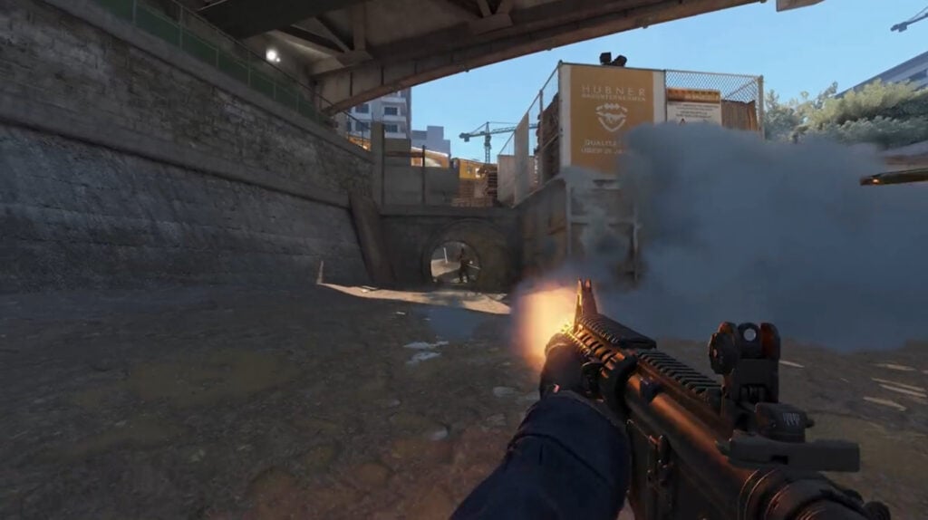 A grenade pushes smoke away and creates new ways to break through and spot enemies. Photo via Coutner-Strike.