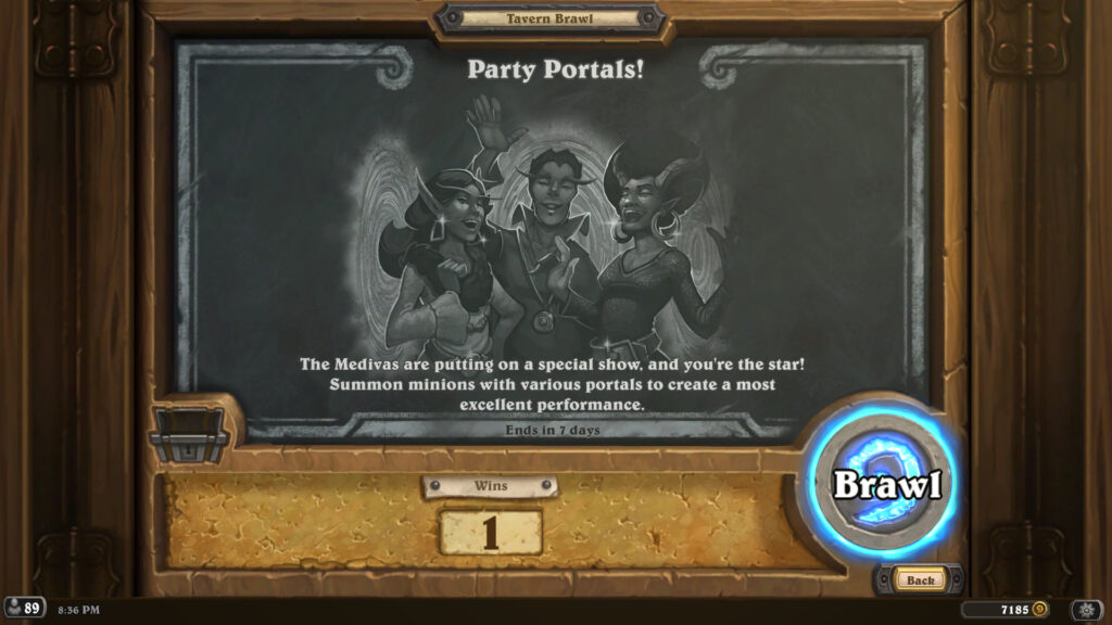 Party Portal Tavern Brawl information
