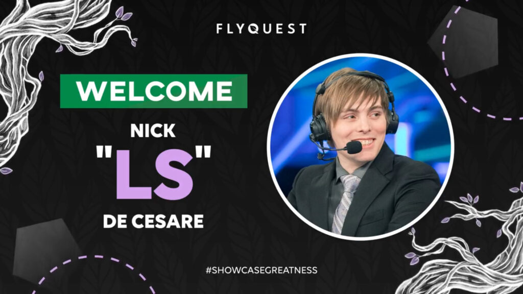LS joins FlyQuest as a League of Legends streamer and content creator