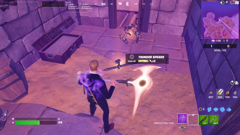 All Thunder Spear locations in Fortnite