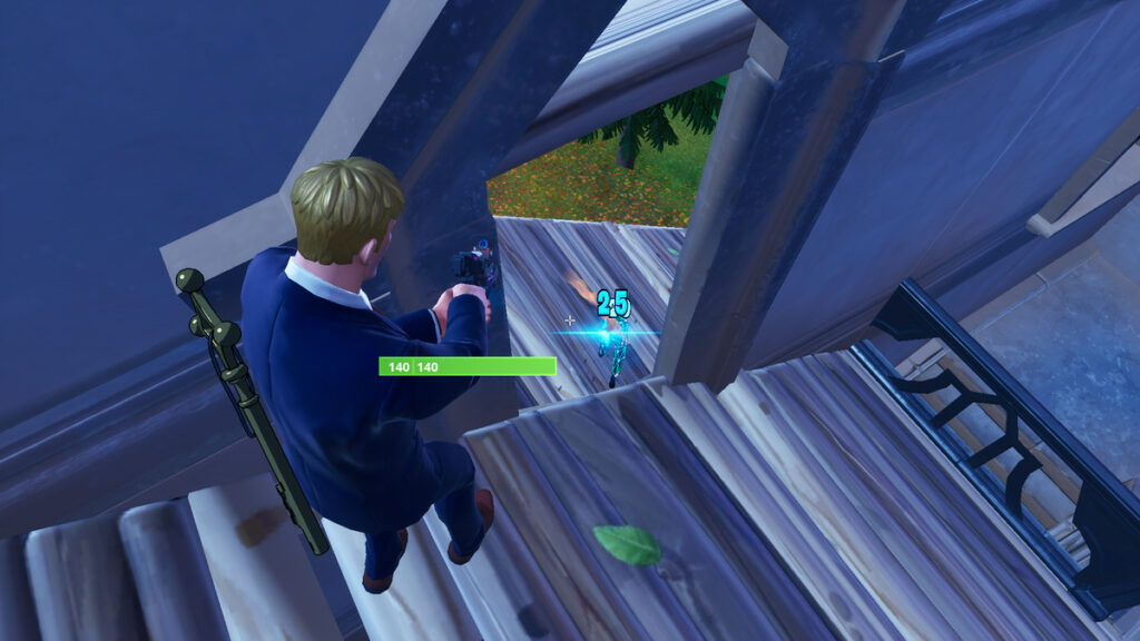 Fortnite Lock On Pistol in action