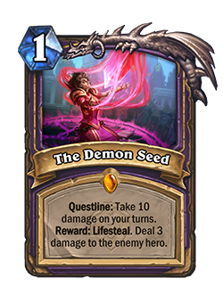 The Demon Seed unbanned Hearthstone patch notes
