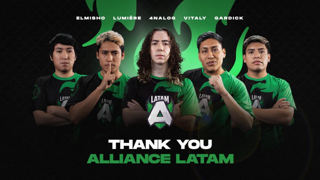Alliance make a hasty exit from LATAM Dota 2 following roster instability