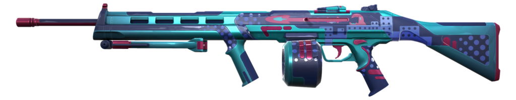 The Ares with the second variant of the Monstrocity skin.