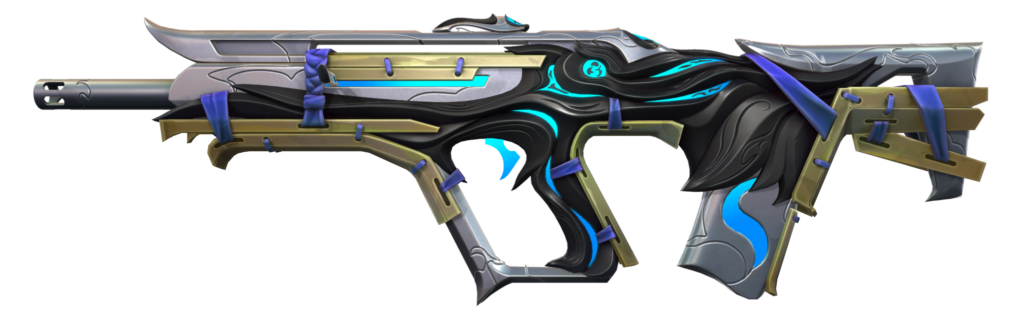 The Bulldog with the Bound weapon skin from the VALORANT Episode 6 Act 3 Battlepass.