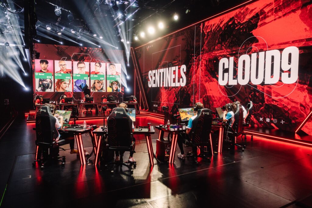 Week 5 of 2023 VCT Americas at the Riot Games Arena on April 30, 2023.