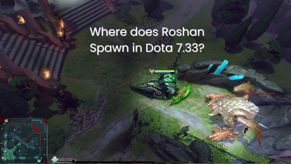 New Roshan Dota 2 locations in Patch 7.33
