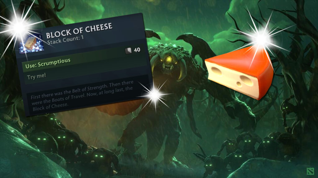 How to get the Block of Cheese in Dota 2
