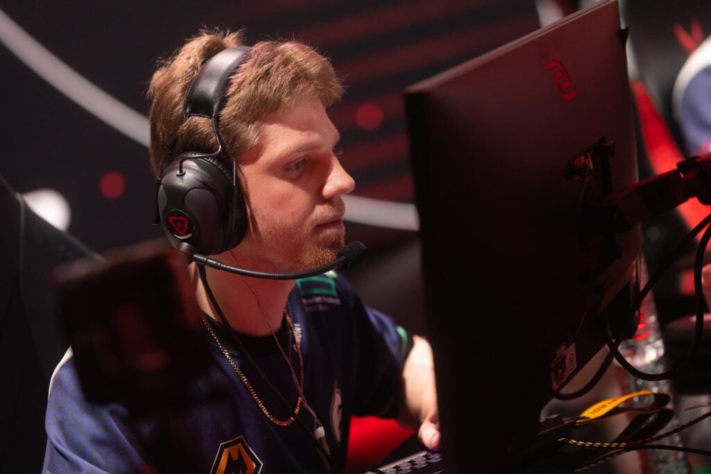 Max "Demon1" Mazanov of Evil Geniuses competes during Week 2 of 2023 VCT Americas at the Riot Games Arena on April 10, 2023.