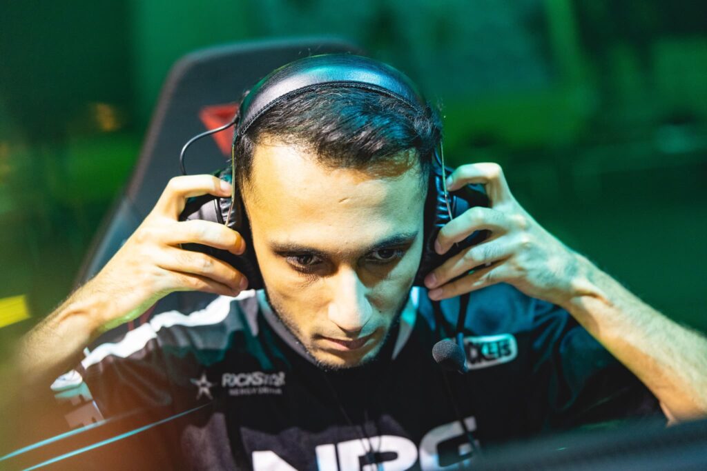 Pujan "FNS" Mehta of NRG competes at the VALORANT Champions Tour 2023: LOCK//IN Groups Stage on February 13, 2023 in Sao Paulo, Brazil.