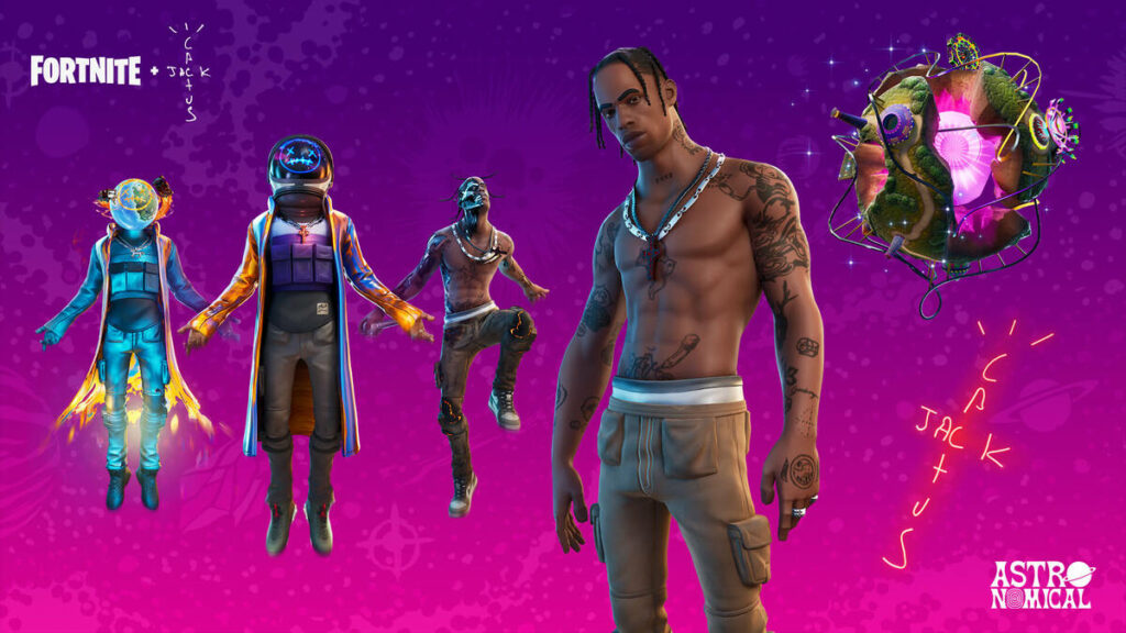 Travis Scott icon skin Fortnite