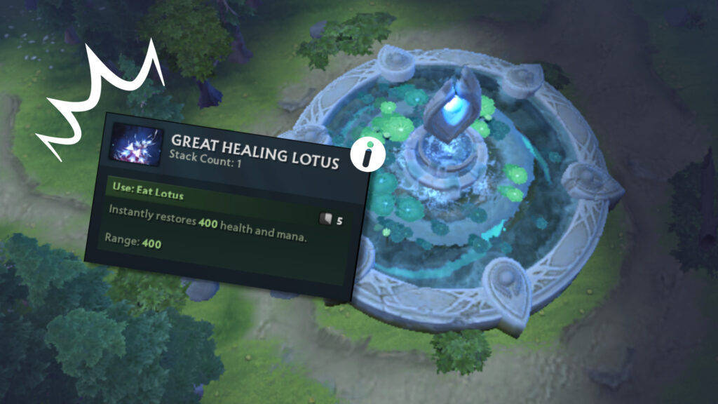 How to use Lotus Pools in Dota 2