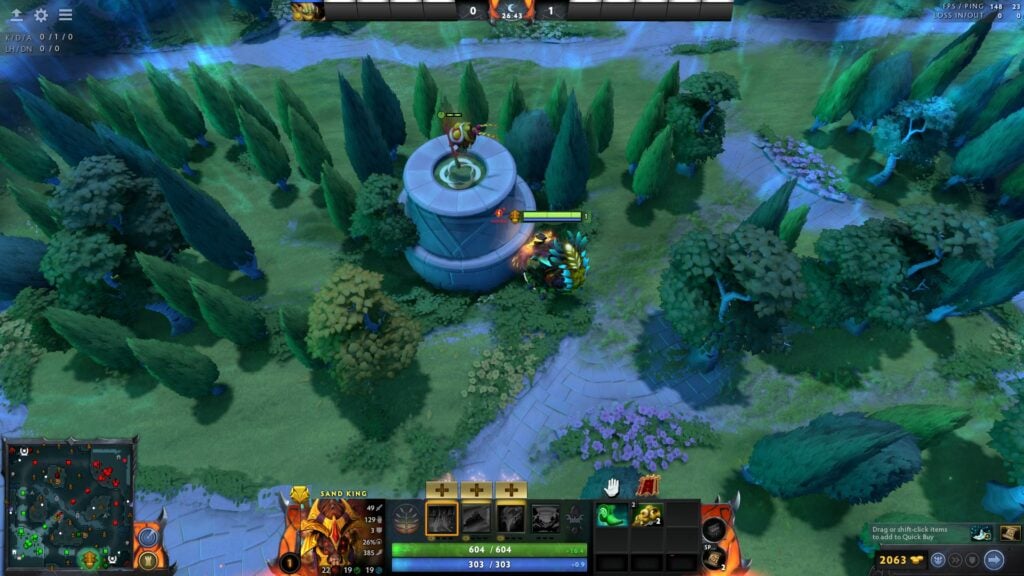 In the middle of tier one and two towers at Radiant safelane. Provides vision over new side large neutral camp